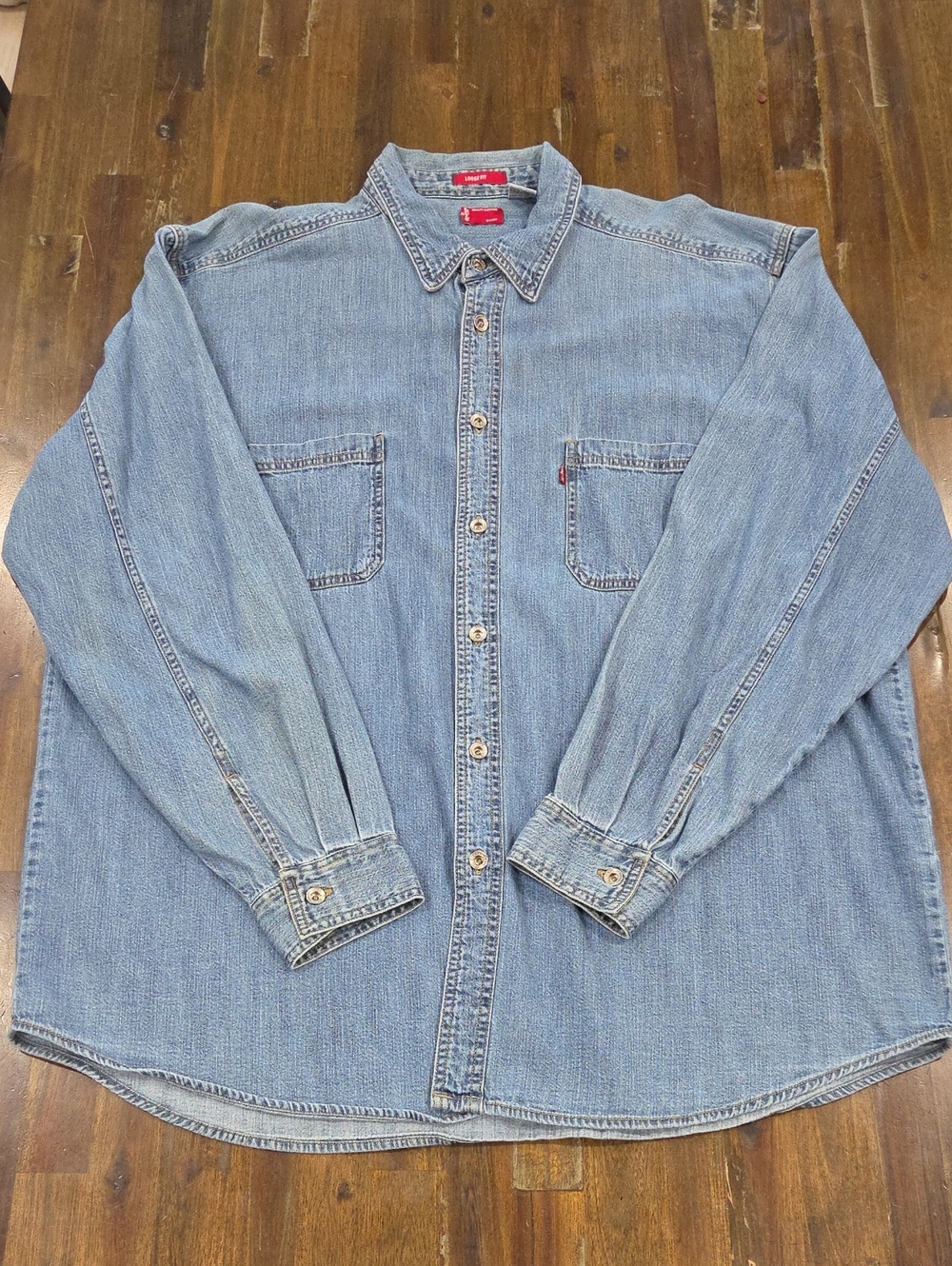 Levi's Vintage Light Blue Loose Fit Denim Shirt